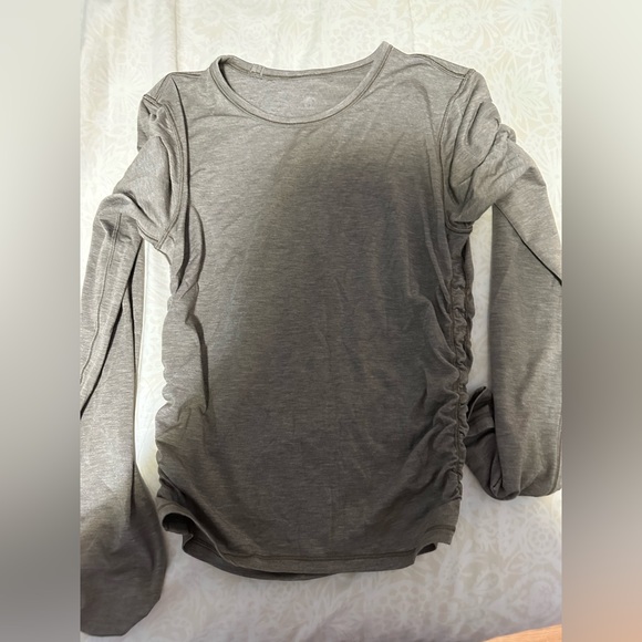 lululemon athletica Tops - Lululemon Ruched Cropped Shirt